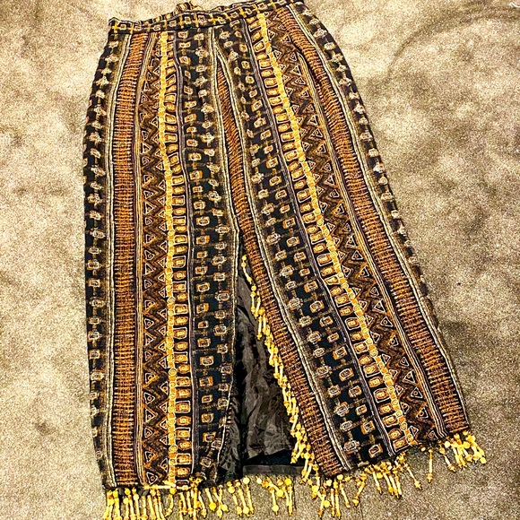 Vintage Dresses & Skirts - Vintage beaded skirt